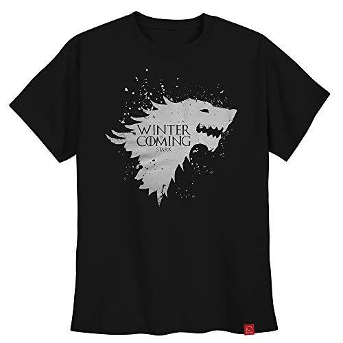 Camiseta Game Of Thrones Camisa Casa Stark Winter Is Coming P