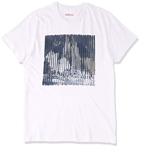 Camiseta arquitetura fragmentada, Aramis, Masculino, Branco, GG
