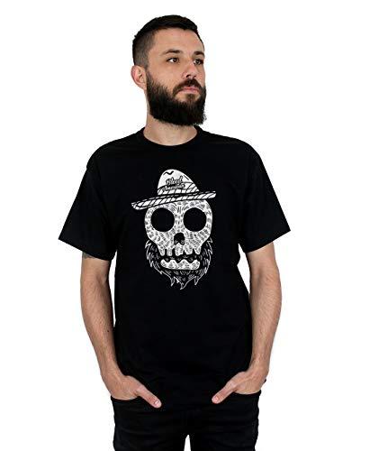 Camiseta Beard Skull, Bleed American, Masculino, Preto, M