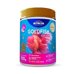 Goldfish Color 100gr Nutricon Para Peixe Tropical Adulto
