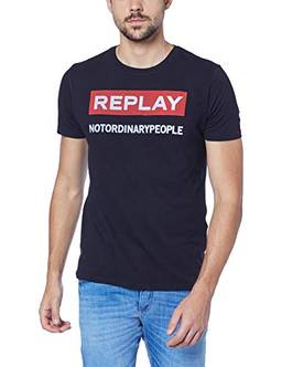 Camiseta Not Ordinary People, Replay, Masculino, PRETO, M