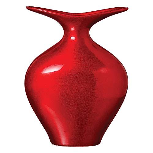 Vaso Florença Medio Ceramicas Pegorin Vermelho No Voltagev