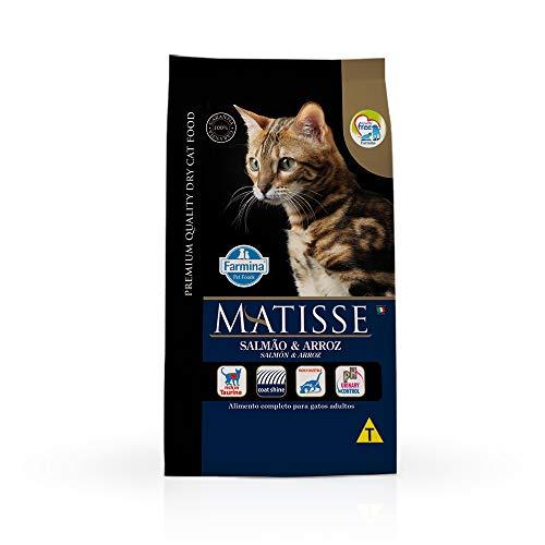 Ração Farmina Matisse para Gatos Adultos Sabor Salmão e Arroz 800 Gr