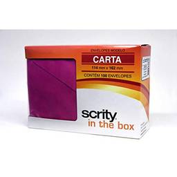 Scrity Ccp 430.15, Envelope Carta Colorido 114X162 Pink Cancun 80G , Rosa, Pacote Com 100