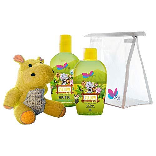 Dlk Kit Delikad Kids Safari Hyppo Yellow Colônia + Shampoo, Delikad Importação Exportação E Comércio Ltda