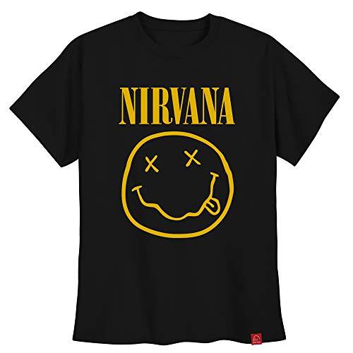 Camiseta Nirvana Camisa Banda Ultra Skull GG