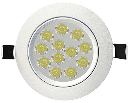 Taschibra SP24 15090101, Spot Embutir LED Redondo, 6500K, 12 W, Branco