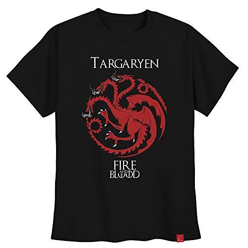 Camiseta Targaryen Game Of Thrones Camisa Fire And Blood XGG