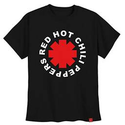 Camiseta Red Hot Chili Peppers Camisa Bandas Ultra Skull P