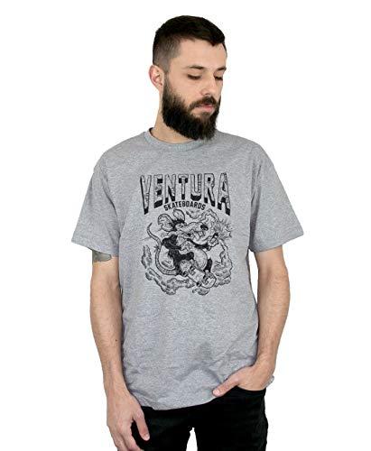 Camiseta Lester, Ventura, Masculino, Cinza Mescla, GG