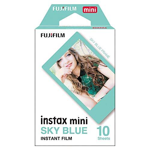 Filme Instax Mini Sky Blue com 10 Fotos, Fujifilm