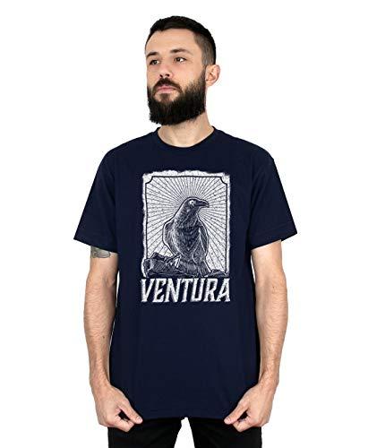 Camiseta Crow, Ventura, Masculino, Azul Marinho, P