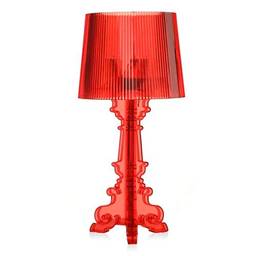 Luminária de mesa Polaris - Bourgie - Vermelho translúcido