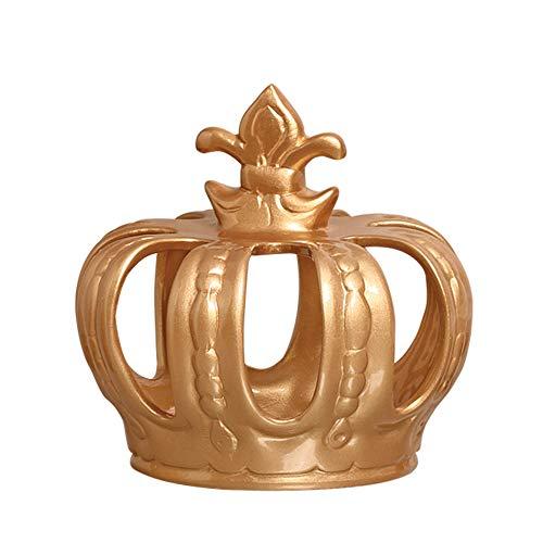 Coroa Para Enfeite Media Ceramicas Pegorin Dourado No Voltagev