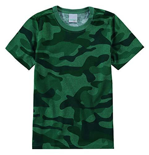 Camiseta Estampada Malha, Malwee, Meninos, Verde, 16