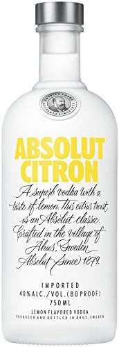 Vodka Absolut Citron 750Ml