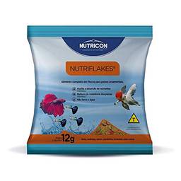 Nutriflakes 12g, 30 Unidade Fardo Nutricon Para Todos Os Tipos de Peixe Médio Todas As Fases,