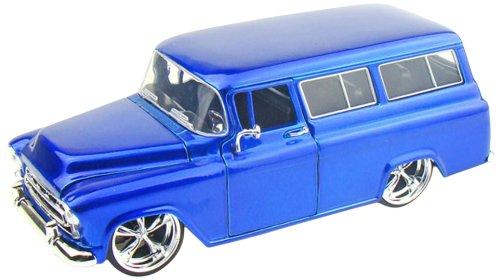 Chevy Suburban 1957, Escala 1/24 Infantil Jada Azul Escala 1/24
