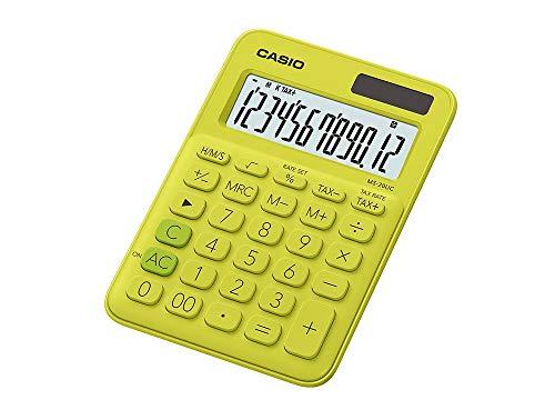 Calculadora compacta Casio de mesa c/ visor amplo 12 dígitos Casio, Verde