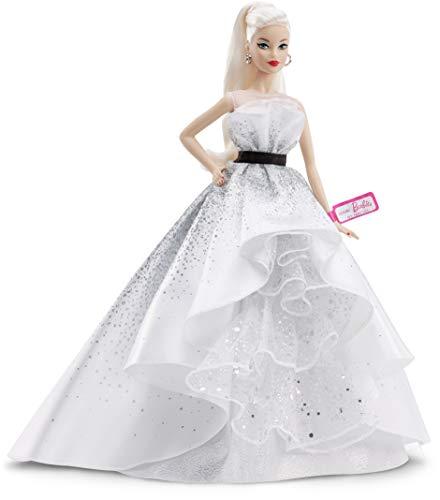 Barbie - Colecionável  Edição de Aniversário  60 Anos  Fxd88 Mattel Multicor