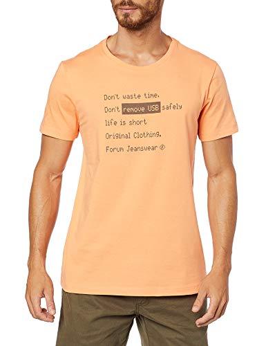Camiseta Cool, Forum, Masculino, Laranja (Laranja Peach), G