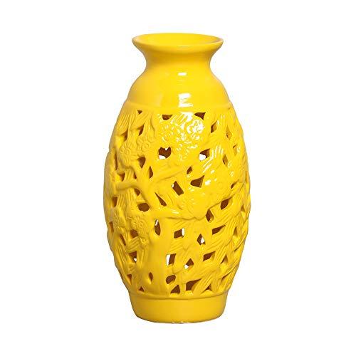 Vaso Com Recorte Peq Ceramicas Pegorin Amarelo