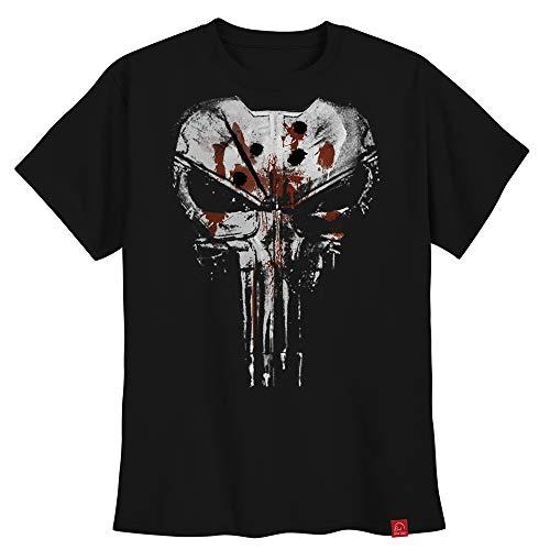 Camiseta Justiceiro Punisher Caveira Colete Frank Castle GG