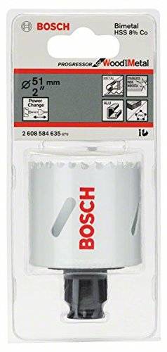Bosch 2608584635-000, Serra Copo Power Change Progressor, Branco, 51 mm