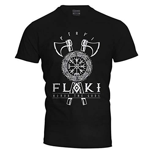 Camiseta masculina Vikings Floki Hammer of Gods tamanho:GG