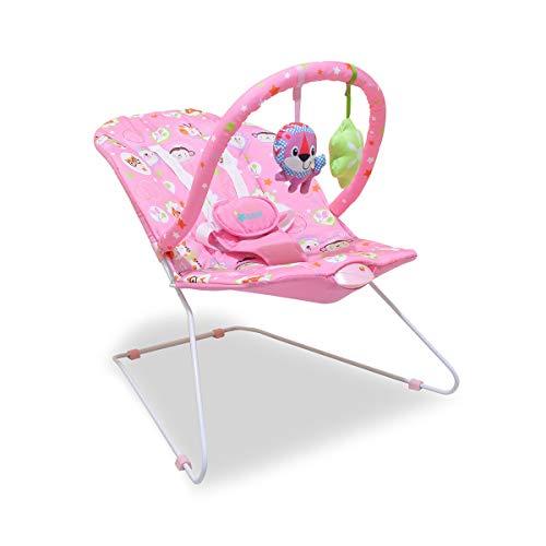 Cadeira bebê Descanso Musical Vibra 11kg Rosa Lion Star Baby
