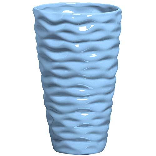 Vaso Etna Grande Ceramicas Pegorin Azul Claro Grande