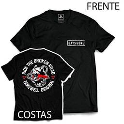 Camiseta Days Gone - Farewell Original/ Cor Preta / M   Banana Geek Preto