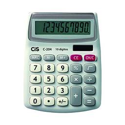Calculadora de Mesa, CIS, C-204 4.3200, Cinza