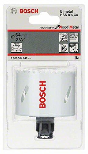 Bosch 2608584642-000, Serra Copo Power Change Progressor, Branco, 64 mm