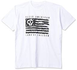 Camiseta Land Of Freedom, Bleed American, Masculino, Branco, GG