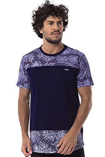 Long Island Camiseta Alongada Masculino, Azul (Marinho), P