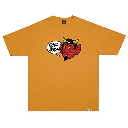 Camiseta Wanted - Good Idea Amarelo Cor:Amarelo;Tamanho:G