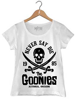 Camiseta Baby Look The Goonies - Never Say Die