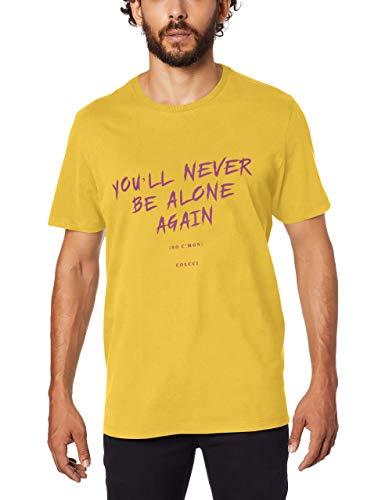Camiseta Slim, Colcci, Masculino, Amarelo (Amarelo Hot Box), M