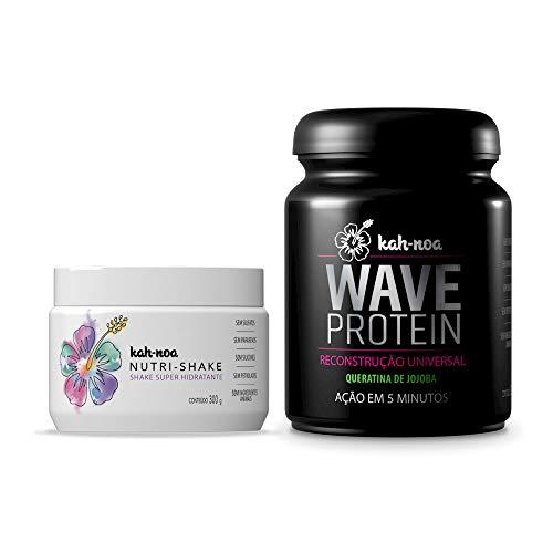 Kah-noa - Máscara de Hidratação Nutri-shake + Máscara de Reconstrução Wave Protein