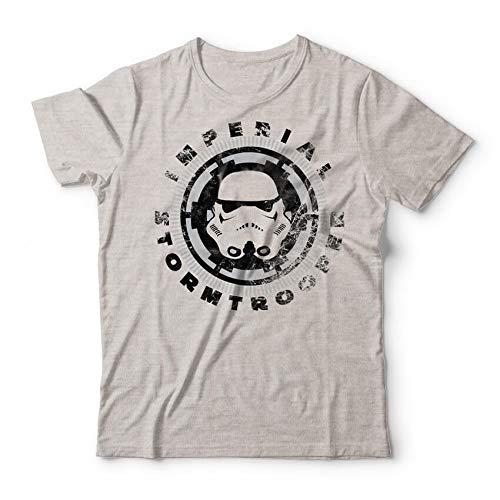 Camiseta Imperial Stormtrooper, Studio Geek, Adulto Unissex, Mescla Cinza, 2P