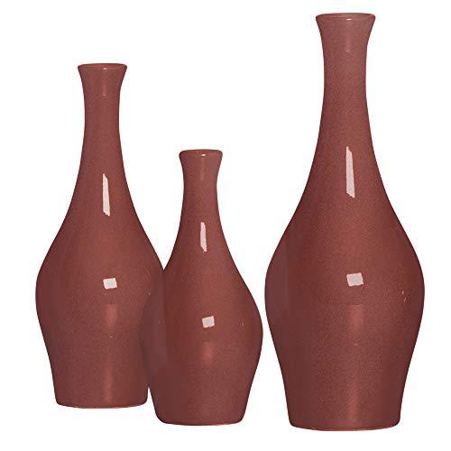 Trio De Vasos Charme Ceramicas Pegorin Cobre