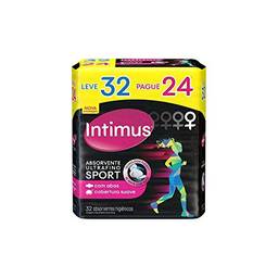 Intimus Absorvente Externo, Sport Ultrafino com Abas , 32 unidades