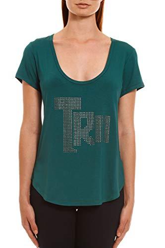 Triton Camiseta com Aplicação Feminino, M, Verde