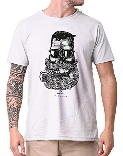 Camiseta Tshirt Estampada Cara Barbudo Hipster