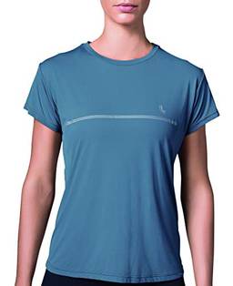 Camiseta AF Básica, Lupo Sport, Feminino, Azul Verde, XG