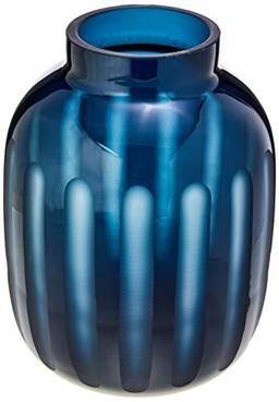 Mesmerize Vaso 25 * 19cm Vidro Azul Cn Home & Co Único