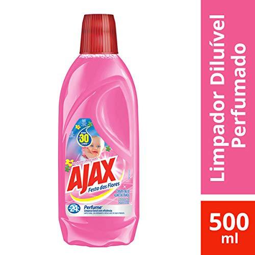 Limpador Diluível Ajax Festa das Flores Perfume Delicado 500ml