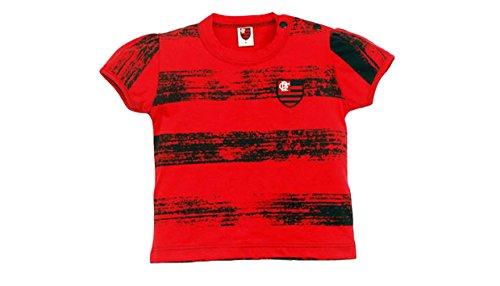 Camiseta Flamengo, Rêve D'or Sport, Meninas, Vermelho/Preto, P