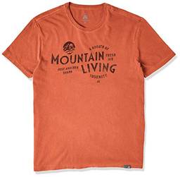 JAB Camiseta Mountain Living Masculino, Tam GG, Laranja
